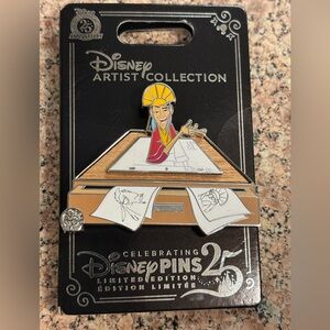 Disney Jason Peltz Artist Collection Emperors New Groove Kuzco Pin LE 5000